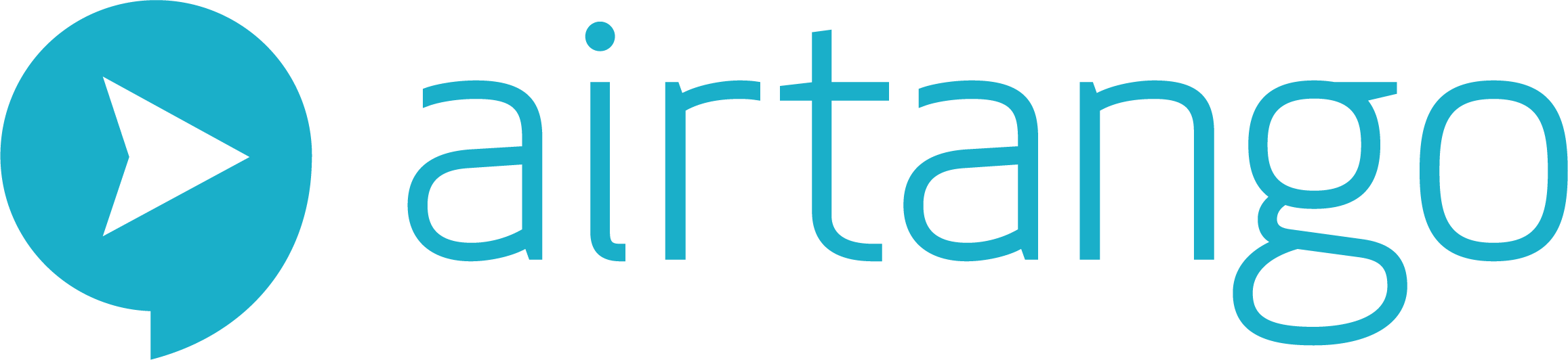 airtango Logo 2018 1 farbig tyrkis auf weiss 100