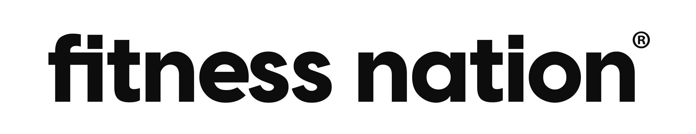 fitness nation Logo s w